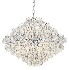 Vienna Full Spectrum Essa Chrome Pendant Chandelier 20" Wide Silver