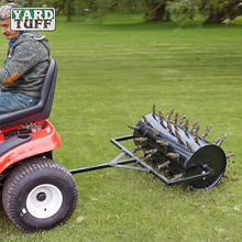 Yard Tuff Tow-Behind Drum Plug Aerator, 36" Wide for ATVs, UTVs & Tractors