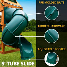Swing-N-Slide 5ft Turbo Tube Slide Green