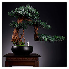 Indoor Simulation Welcome Pine Bonsai Green Plant Potted Hotel Fake Tree Landscape Plant Corridor Decoration Decoration Gift House Plant (Color : C)
