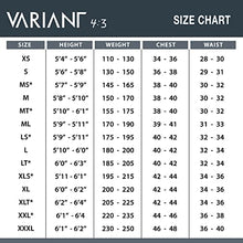 Body Glove Men's Variant 4/3MM Long Sleeve Chest-Zip Full Wetsuit Grey/Black