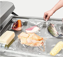 TECHTONGDA Stainless Steel Vacuum Sealer Packaging Machine Double Chamber 15.7inch Silver