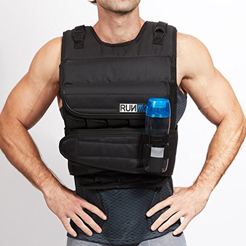RUNmax RUNFast Weighted Vest With Shoulder Pads Black