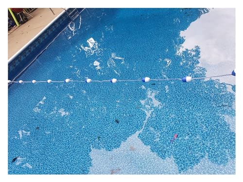 Swimming Pool Swimming Safety Partition Rope, Swimming Safety Rope Floating Safety Rope 1/2/3/4/5/6/7/8/9/673M Swimming Divider for Inground s/Beaches/Hazardous Areas, Equipment for Swimming