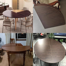 MZZKFC 0.7 in Thick Solid Wood Replace Desktop, Conference Centers Circular Table Board Waterproof, 120 130 140 150 160 170 180 190 200 CM Round Folding Table(5.5 ft/1.7m)
