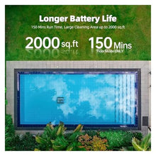 Cordless Robot Pool Vacuum Cleaner 180W Suction Inground Pools Automatic Debris Removal Wall Climbing Self-Parking Intelligent
