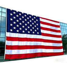 XOZPENCE 20x30 Ft Outdoor Premium US Flag, Heavy Duty 420D Polyester with Embroidered Stars and Brass Grommets(Embroidered, 20X30FT 420D)