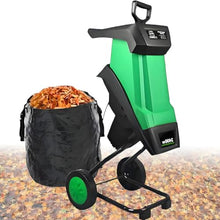 2400W Leaf Mulcher Shredder with 50L Large‑capacity Collection Bag