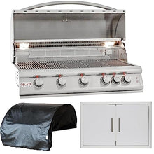 Blaze Premium LTE 3-Piece 40-Inch Natural Gas Outdoor Kitchen Package - BLZ-5LTE2-NG-3PC-SC