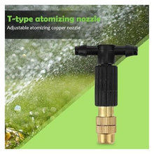 Ship accessories 5-100Pcs Outdoor Misting Cooling System Garden Irrigation Watering 4/7 Pipe Atomizer Nozzles Adjustable Irrigation accessories(100 PCS)