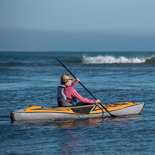 Advance Elements AdvancedFrame Sport Inflatable Kayak AE1017-O Orange/Gold Blue