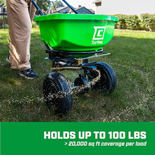 CHAPIN 89400C TurfPro 100 lb Lawn Spreader, Contractor, Stainless Steel