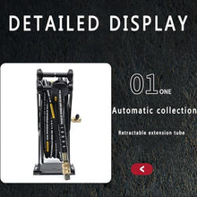 Automatic Retractable Hose Reel, Pressure Washer Hose Reel with Any Card Slot, Stainless Steel Bearings and Set Piece, for Watering Car Washing Pet Showers and Floor Cleaning