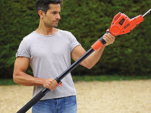 Black+Decker Elektro-Stabheckenschere (550W, Schwertlänge 51 cm, Schnittstärke 22 mm, Reichweite 4m, Hecken schneiden ohne Leiter, INKL. Messerschutzhülle + Schultertragegurt) PH5551