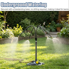 Underground Sprinkler Irrigation Kit for Plant, Small Auto Drip Irrigation System with 360° Bendable Hose, Drip Automatic Watering Equipment Outdoor
