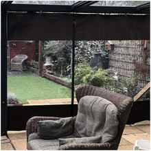 Outdoor Clear Panel Curtain,Waterproof UV Resistant Side Panels,WxH-6x3m(19.7x9.8ft)