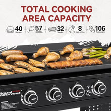 Grills House GB6000 6-Burner Propane Gas Grill Griddle Black