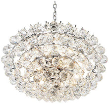 Vienna Full Spectrum Essa Chrome Pendant Chandelier 20" Wide Silver