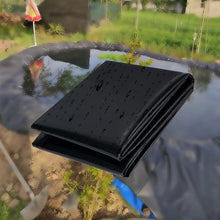 JEDAL Black Pond Liner, 13x20ft 13x20ft 13x20ft 13x20ft 13x20ft, PVC Fish Pond Liners Underlayment for Fish Ponds, Water Features, Garden Water Fountains, Waterfalls(Size:46x46ft)