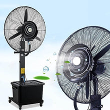 CUTPOIY Outdoor Misting Fan with Oscillation & 11 Gal Tank - 3-Speed Cooling Tower Fan for Patio, Greenhouse & Industrial Use