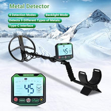 FENOKD Metal Detector, Metal Detector Professional Higher Accuracy 10'' Coil Waterproof Metals Gold Headphone Shovel Backpack for Beginners
