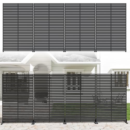 Trygoal 72" Privacy Screen Outdoor Privacy Fence Panel for Patio