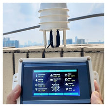 CVGfko Temperature Humidity Noise PM2.5 Pressure Light Rainfall Ultrasonic Weather Station with Portable Display
