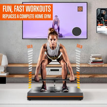 SQUATZ Pluto Home Smart Gym - 100lbs Resistance - All-in-One Digital Machine Black