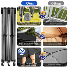COBIZI 10x20 Heavy Duty Pop Up Canopy Tent with Sidewalls, Easy Up Canopy
