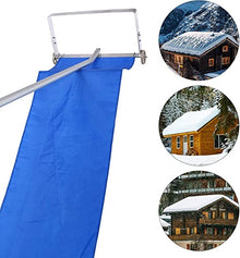 IKASNA Snow Rake Snow Rake for House Roof: Snow Scraper Roof Snow Removal Tool 4-20Foot Extension, Lightweight for Long Or Low-Pitched Roofs