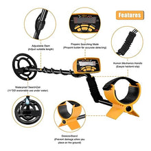 JIQHOHX Underground Metal Detector, Metal Detector Underground Gold Detector Metal Length Adjustable Treasure Hunter Seeker High Accuracy Lightweight (3 A)