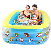 Rsmmpqa Inflatable Swimming Pool Inflated Tubs with Electric Air Pump Inflator Folding Adult Bath Tubs Backyard Water Party