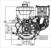 Briggs & Stratton 25V337-0012-F1 Vanguard 14 HP 408cc Horizontal Shaft Engine