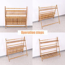 ZOCWJK Plant standPlant Rack, Folding Plant Stand, 3 Tier Flower Pot Rack, Display Shelf, Plant Holder, Organizer, Patio Flower Stand Storage Rack,
