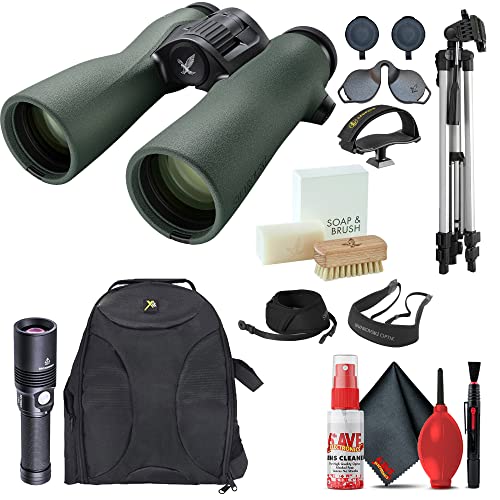 SWAROVSKI OPTIK SLC 8x56 Binoculars with Padded Backpack, Flashlight, and Cleaning Kit