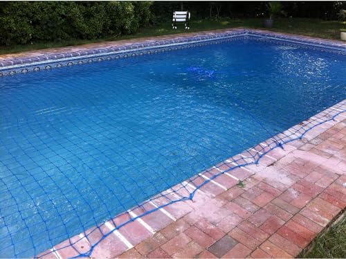 WaterWarden Inground Pool Safety Net Cover 16' x 32' Blue