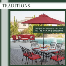 Hanover Set of 6 Red Replacement Traditions Chairs with Weather-Resistant Cushions