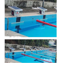LYJIANGXIN 20in x 20in Swimming Starting Block, 304 Stainless Steel Non-Slip Diving Boards, Stainless Pool Jumping Platform with 15° Inclined, One Step Diving Starting Block for Swimming Competition