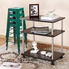 ZDXY 30 Inches Metal Bar Stools Breakfast Stool Kitchen Chair for Counter Height Indoor-Outdoor Modern Stackable Industrial Stools with Square Seat, Set of 4 (Green)