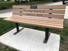 Roudebush Company Memorial Park Bench