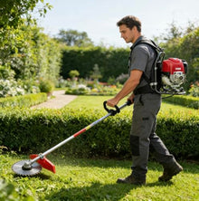 GX35 Backpack 4 Strokes 7 in 1 Brush Cutter Grass Gasoline Hedge Trimmer Lawn Mower Weed Wacker