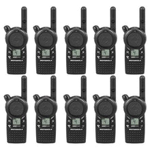 Motorola Solutions 10 Pack CLS1410 Two Way Radio Walkie Talkies Black