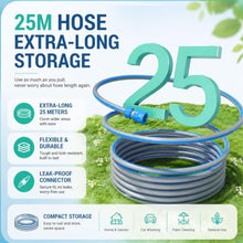 Retractable Hose Reel, Wall Mounted Hose Reel, Lockable 25m/40m Garden Hose Reel With Slow Auto Return, 180° Swivel Bracket, Adjustable Spray Gun For Lawn, Garden & Car Washing Multicolor B