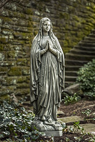 Campania International R-110-AS Classic Madonna Statue, Large, Alpine Stone Finish