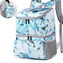 WJJDLLNP Backpack Printed Diaper Bag Lunch Ice Storage Large Capacity