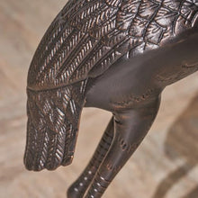 roomfitters Outdoor Rust-Proof Cast Aluminum Crane Garden Statues, Set of 2 Hand-Crafted Bird Sculptures, Dark Bronze