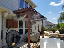 mistcooling Misting Fan Kit - 18" Outdoor Fan with 1500 PSI Misting Pump - High Pressure Misting System - Residential, Restaurant and Industrial Misting (1 Fan)