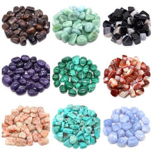Outdoor Decorative Stones Natural Tumbled Stone Healing Crystals Malachite Amazonite Chiastolite Specimen Energy Mineral Tank Aquarium Garden Home Decor Rocks for Planters(Blue Lace Agate,500g)