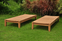 TeakStation Grade-A Teak Wood Luxurious Multi Position Atnas Sun Chaise Lounger Steamer - Furniture Only #TSCHAT