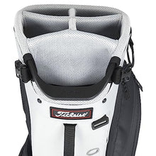 Titleist Players 5 Stand Bag (5-Way Top) White/Charcoal/Gray